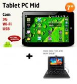 Tablet PC Mid Tela 7 + Case c/teclado