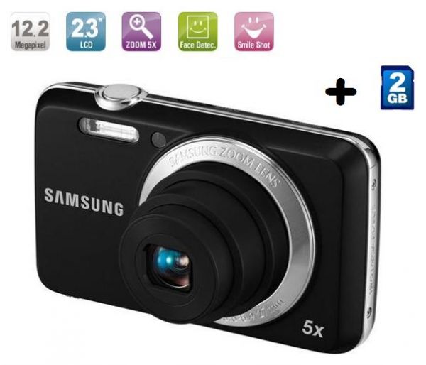 Câmera Digital Samsung ES80 12.0 Megapixels - Preto